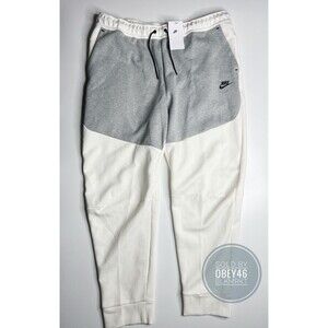 Nike Sportswear Men's Tech Fleece Joggers Pants Sail/Heather Grey CU4495-133 3XL